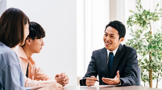 専属の営業担当体制